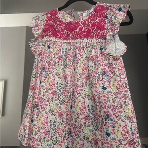 Floral Pink and White THML top